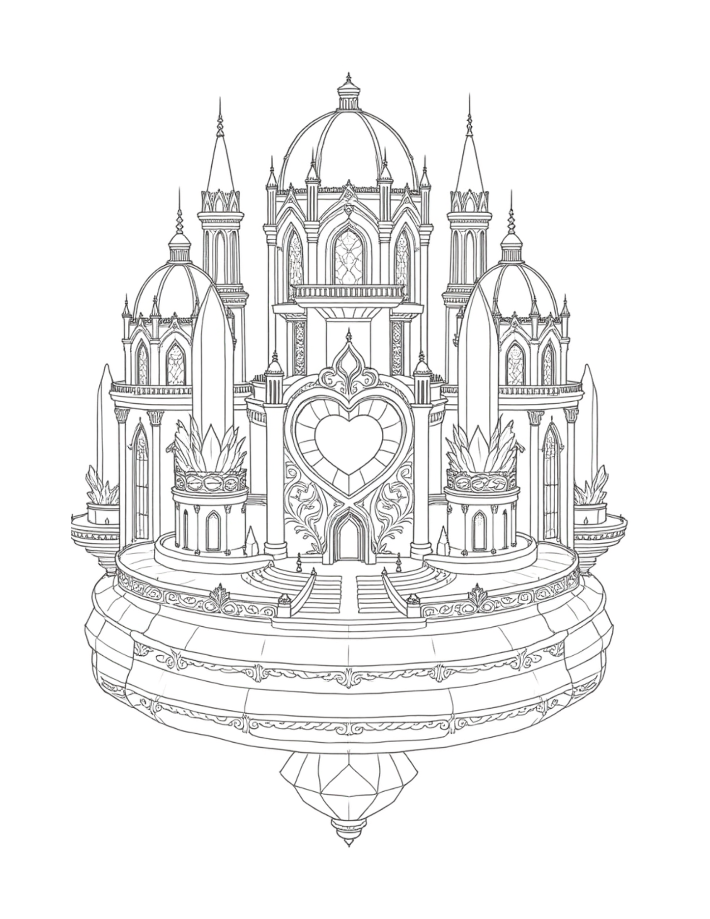 Heart Palace Coloring Book (Spiral Book) The Soul of Serendipity