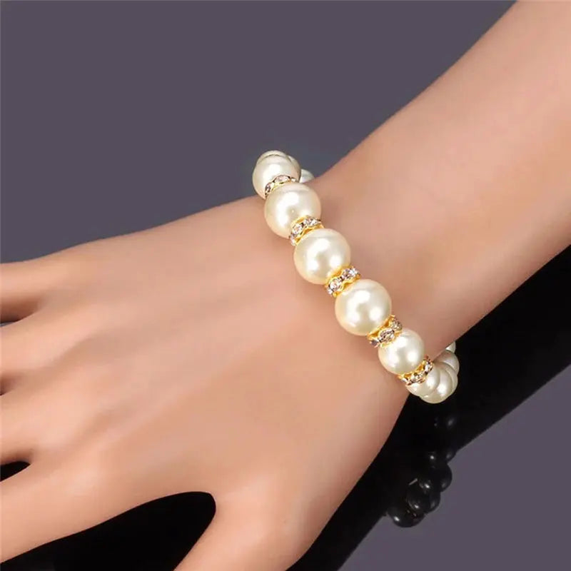 Classic Pearl Jewelry Set | 3-Piece Bridal Collection The Soul of Serendipity