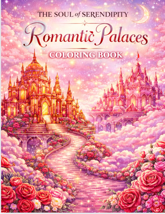 The Soul of Serendipity "Romantic Palaces" Coloring Book (Download Digital Flipbook)
