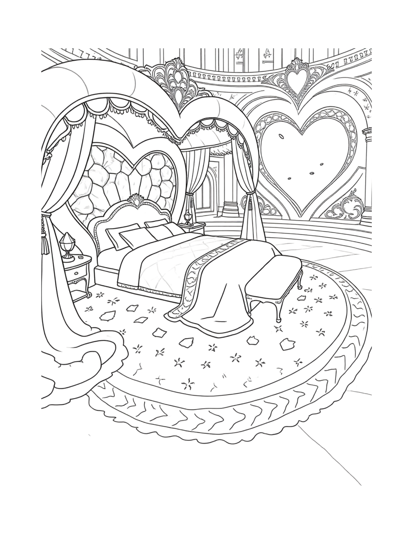 Heart Palace Coloring Book (Spiral Book) The Soul of Serendipity