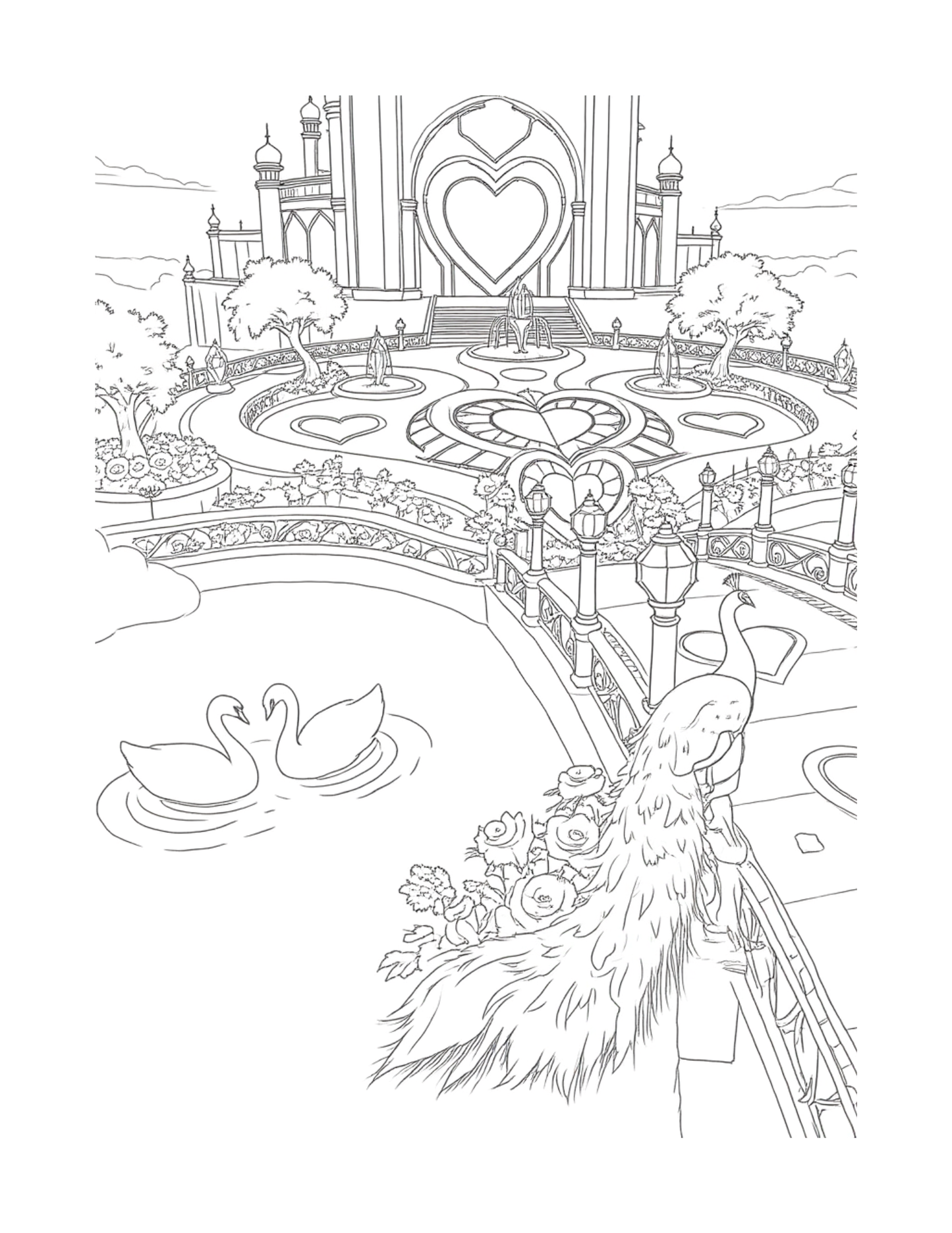 Heart Palace Coloring Book (Spiral Book) The Soul of Serendipity