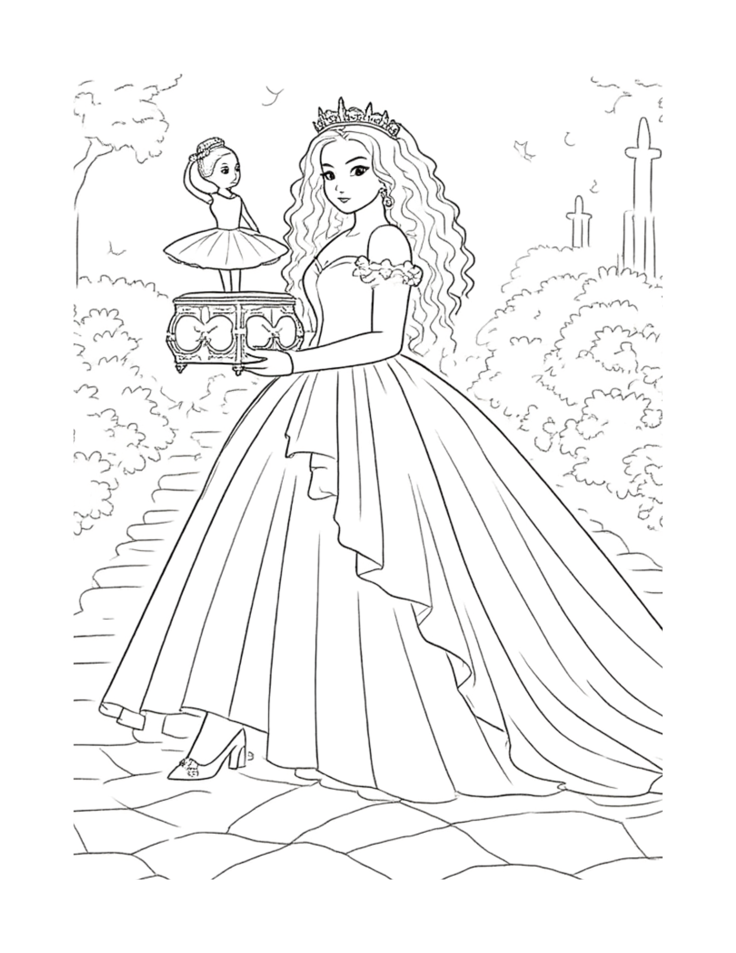 The Soul of Serendipity "Romantic Palaces" Coloring Book (Download Digital Flipbook)