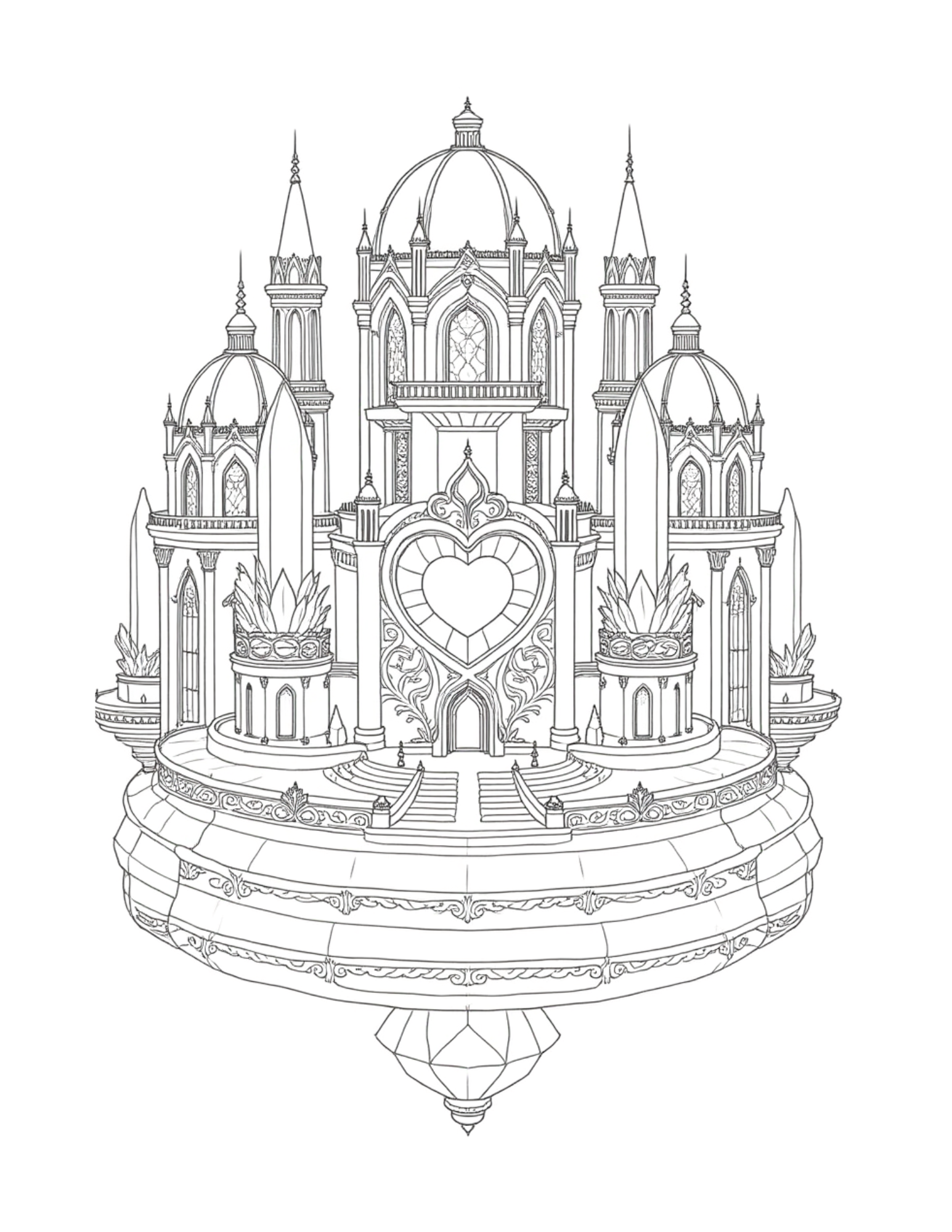 Heart Palace Coloring Book (Spiral Book) The Soul of Serendipity