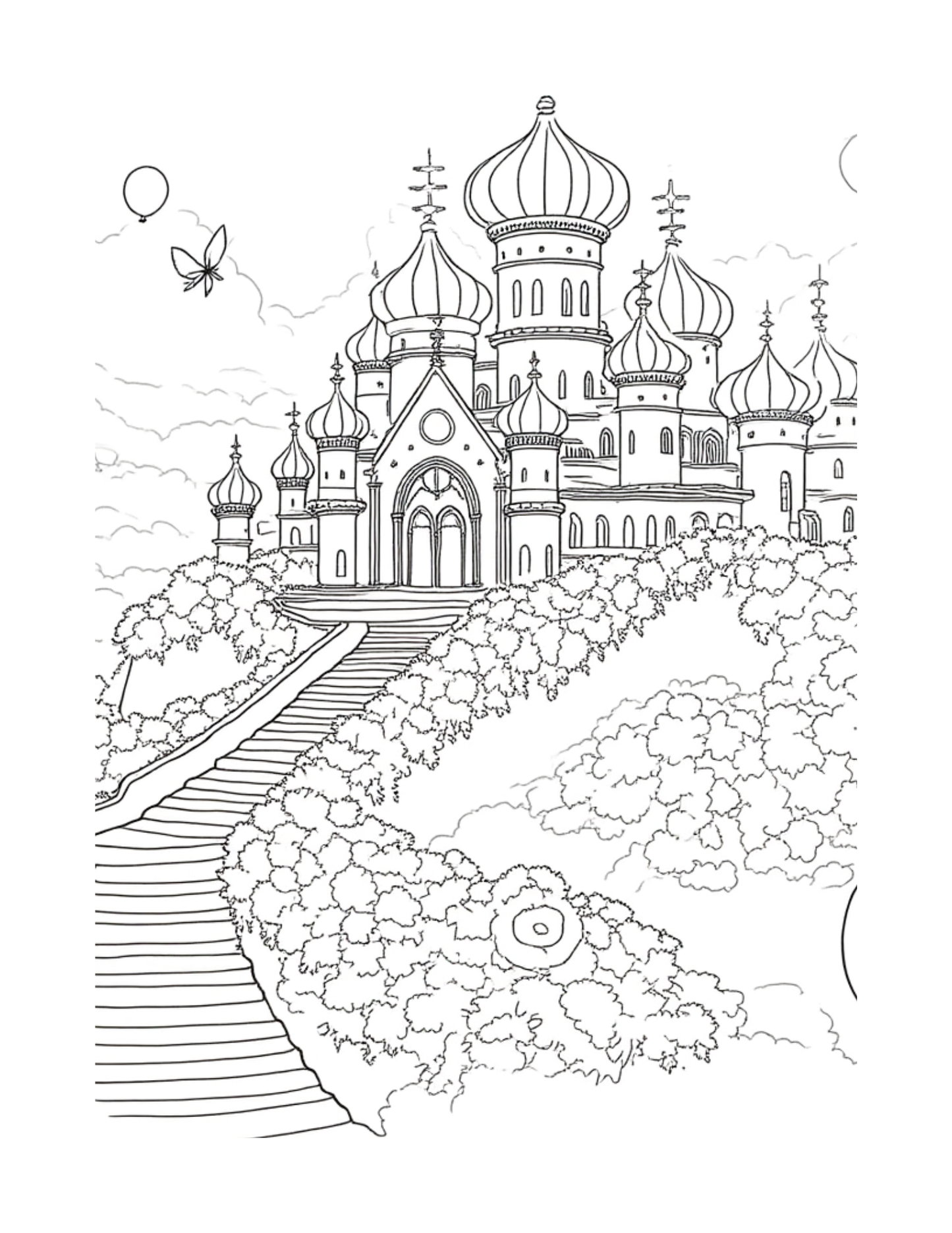 The Soul of Serendipity "Romantic Palaces" Coloring Book (Download Digital Flipbook)