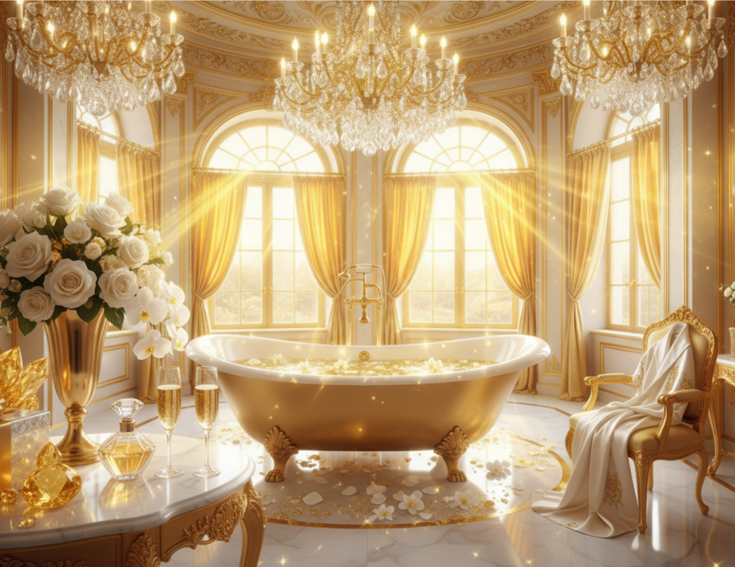 2026 Reign in Radiance — A Spa Luxe 2026 Wall Calendar