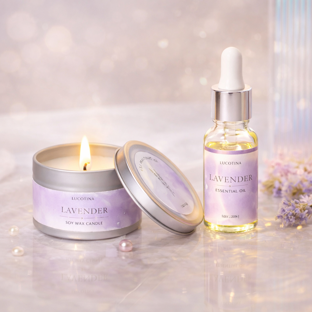 Lavender Spa Gift Basket: 9-Piece Self-Care Set for Women The Soul of Serendipity