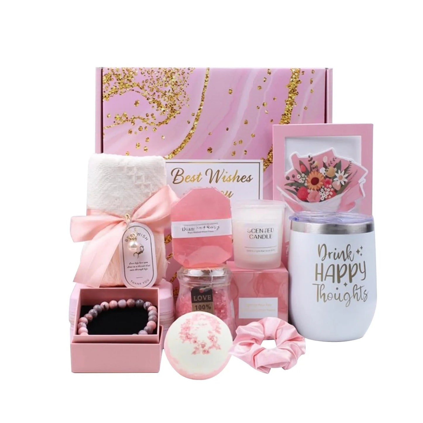 8-Piece Floral Spa Gift Set for Women The Soul of Serendipity