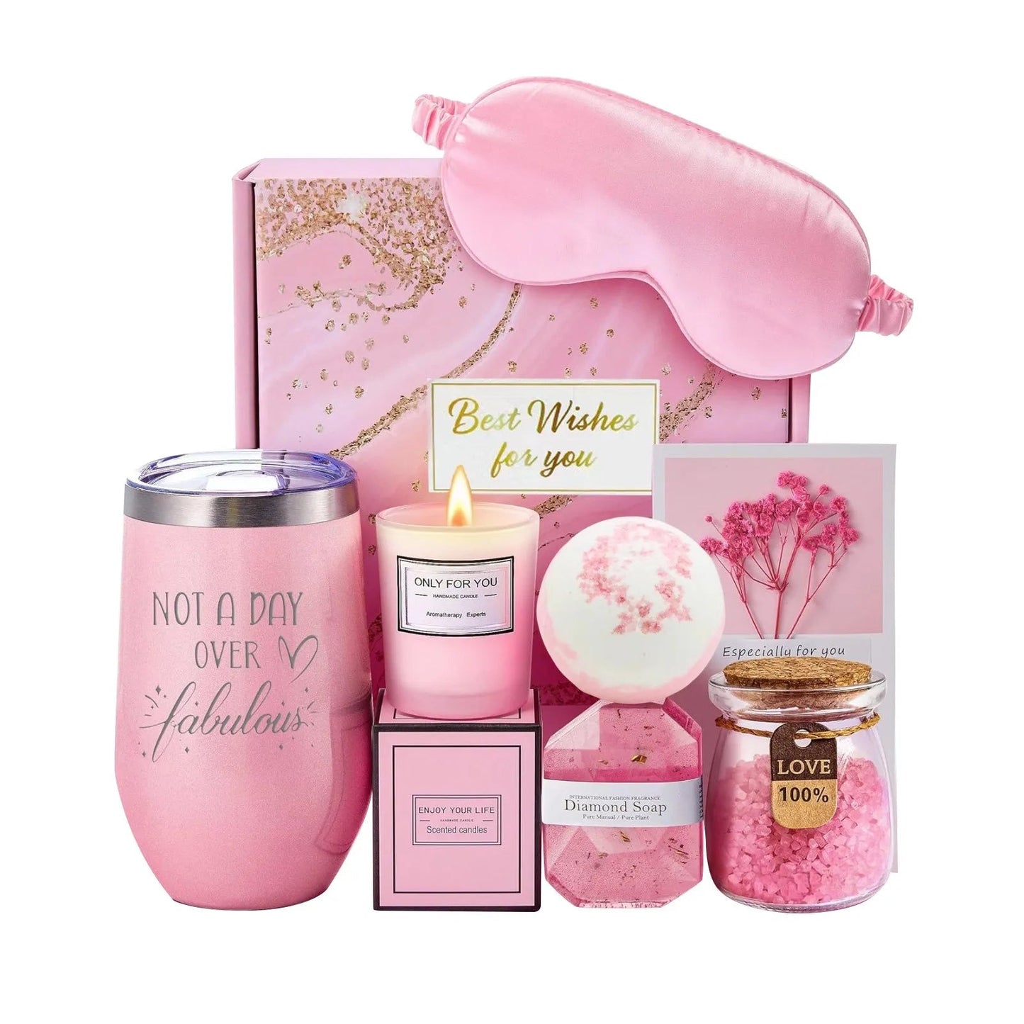 8-Piece Floral Spa Gift Set for Women The Soul of Serendipity