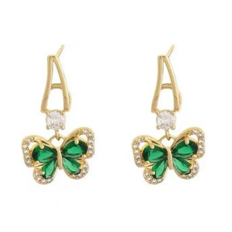 Crystal Swan and Crystal Butterfly Earrings The Soul of Serendipity