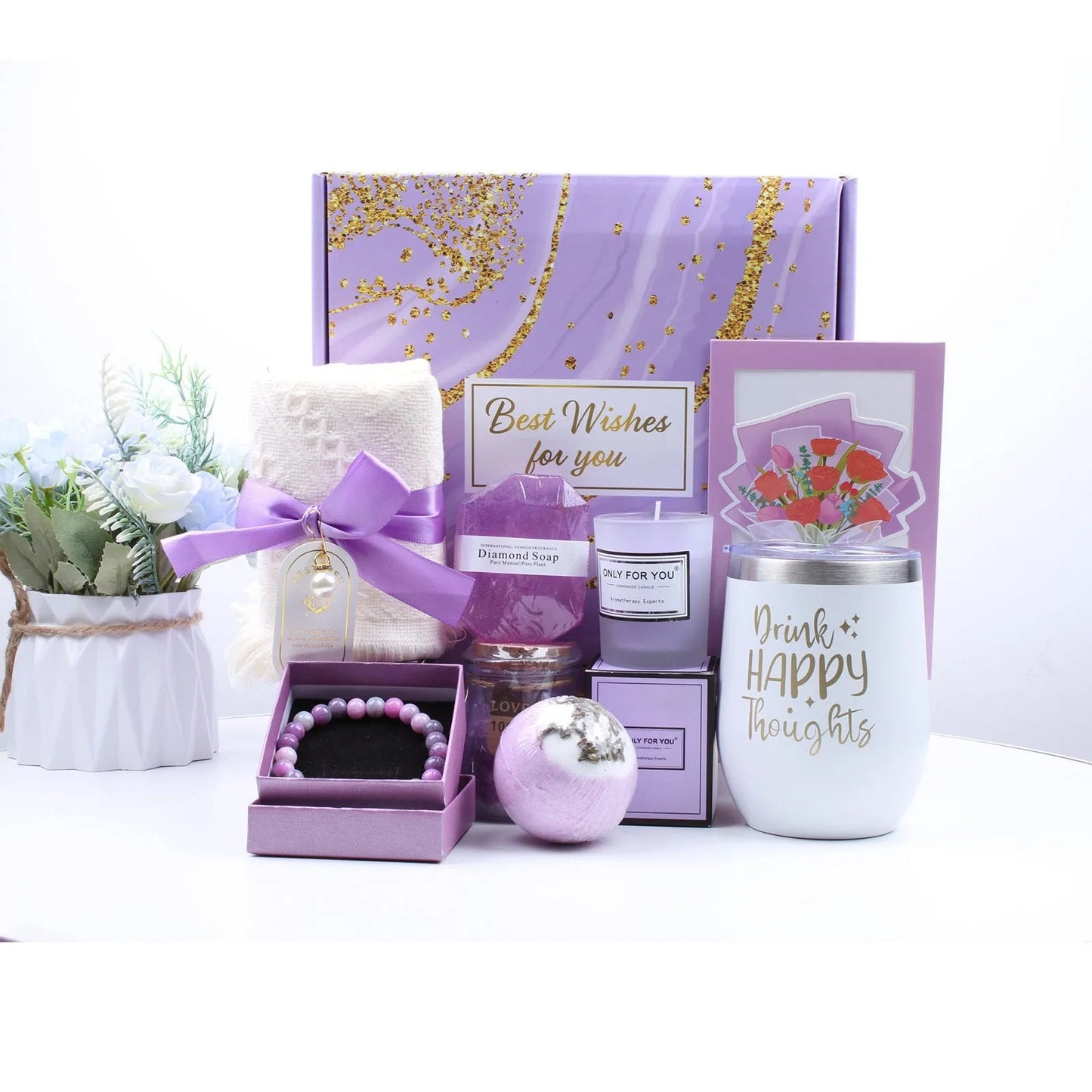 8-Piece Floral Spa Gift Set for Women The Soul of Serendipity