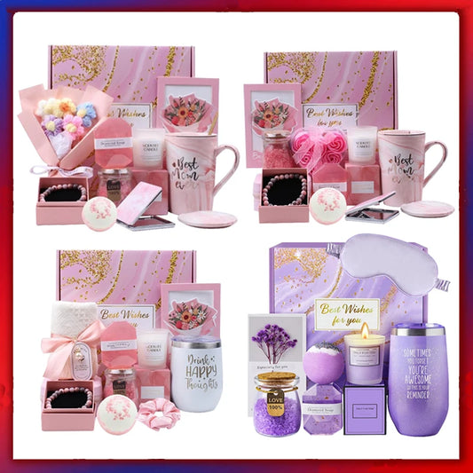 Luxury Spa Gift Set: 8-Piece Self-Care Package